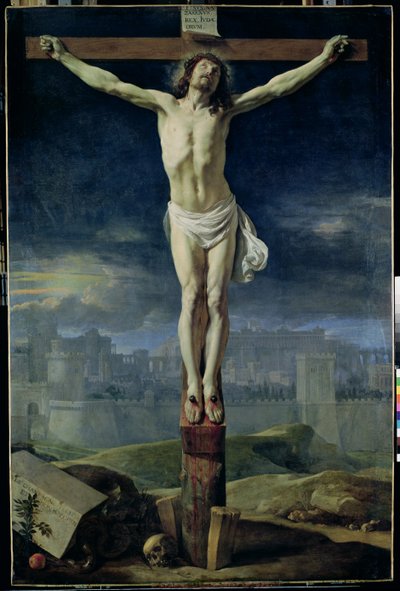 Cristo en la Cruz, antes de 1650 de Philippe de Champaigne